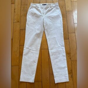 THEORY | White Testra Checklist Pants